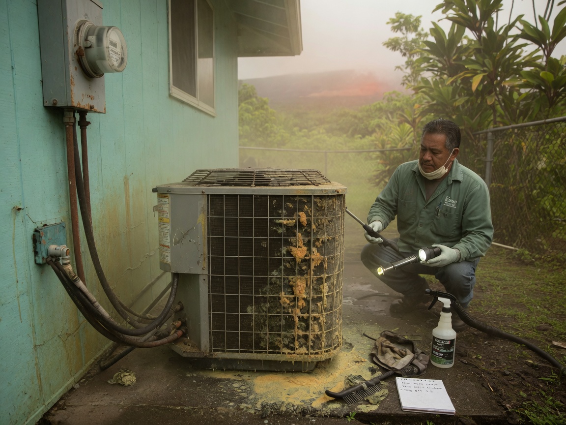 Handling Reduced Cooling From Vog In Big Island AC Systems